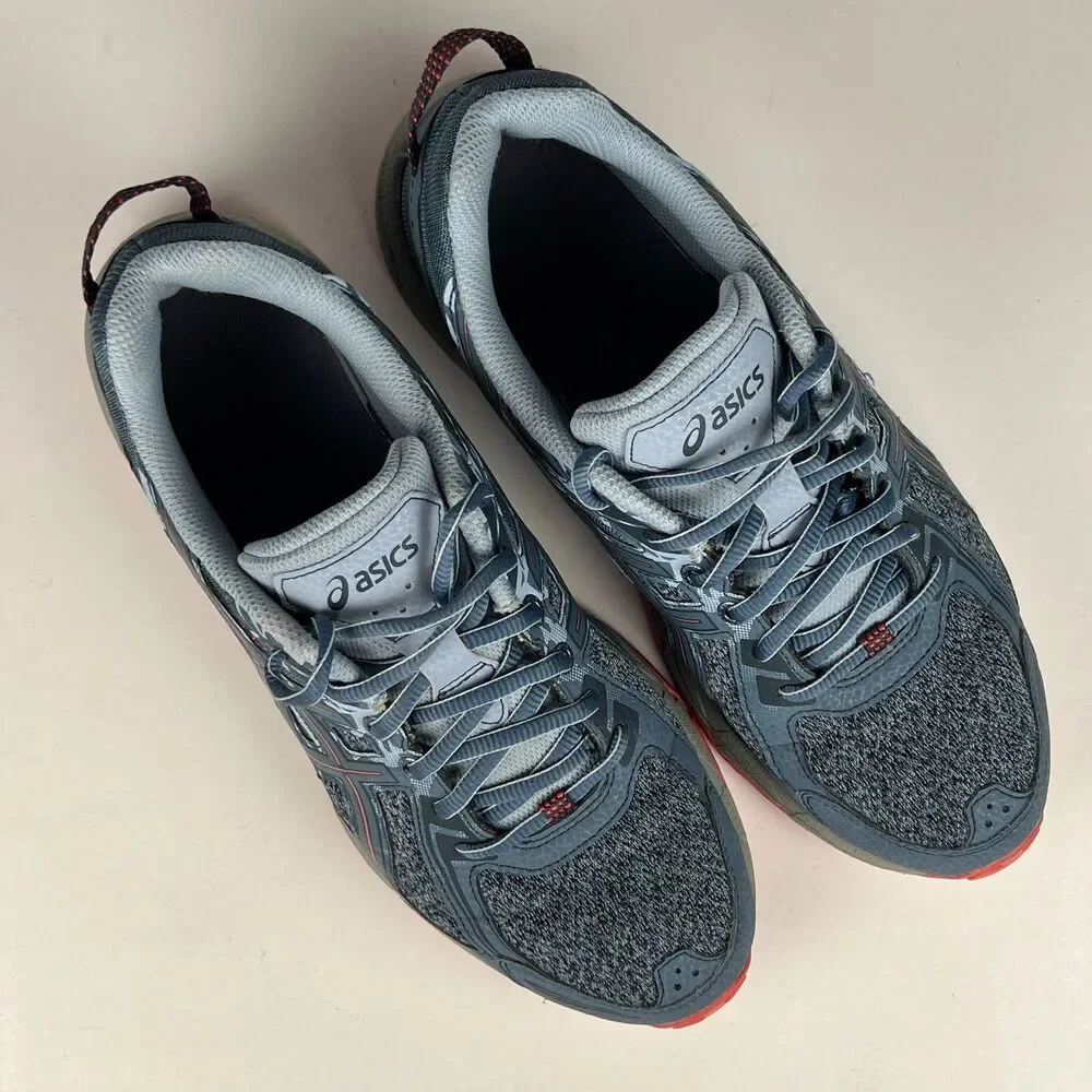 ASICS GEL-Venture 6 Women’s Sz 10 Trail Running Shoes Grey Pink Black T7G6N-9790 - Picture 6 of 9
